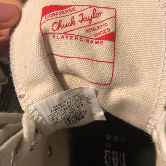 Converse custom plaid shoes - Picture 3 of 5